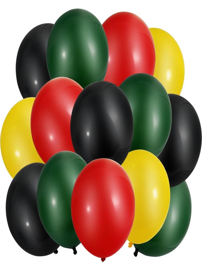 EaciTown 40 Pcs Juneteenth Day Balloons Black History Month Latex Ballon 10 Inch Freedom Day Decor Black Patriotic Ballon African balloon - Image 1